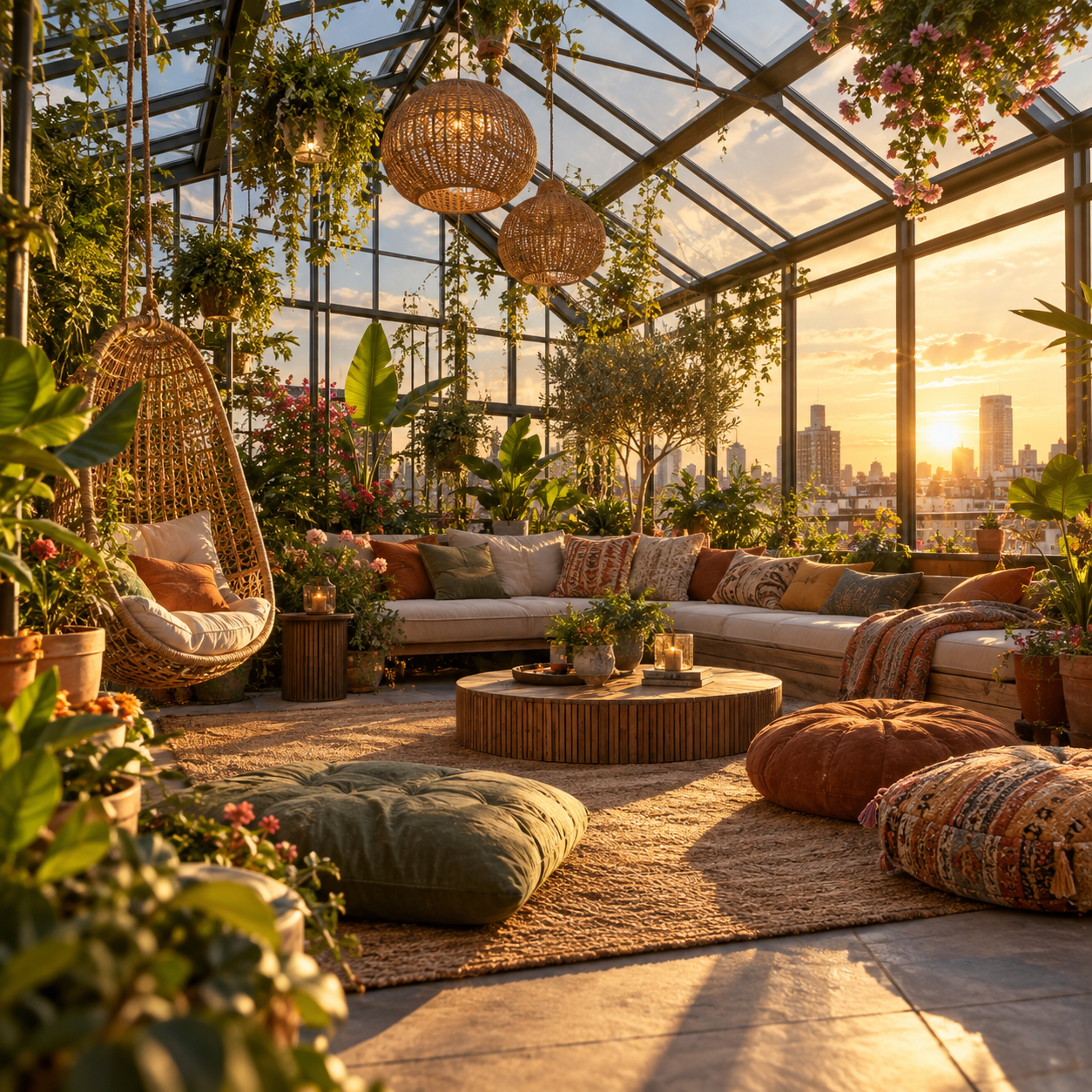 A space for relaxing and enjoying the sun