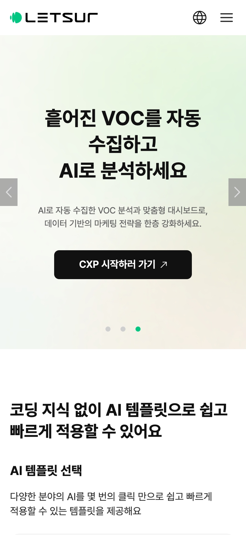 Letsur 포트폴리오 - 노코드웹 스튜디오 웹플로우