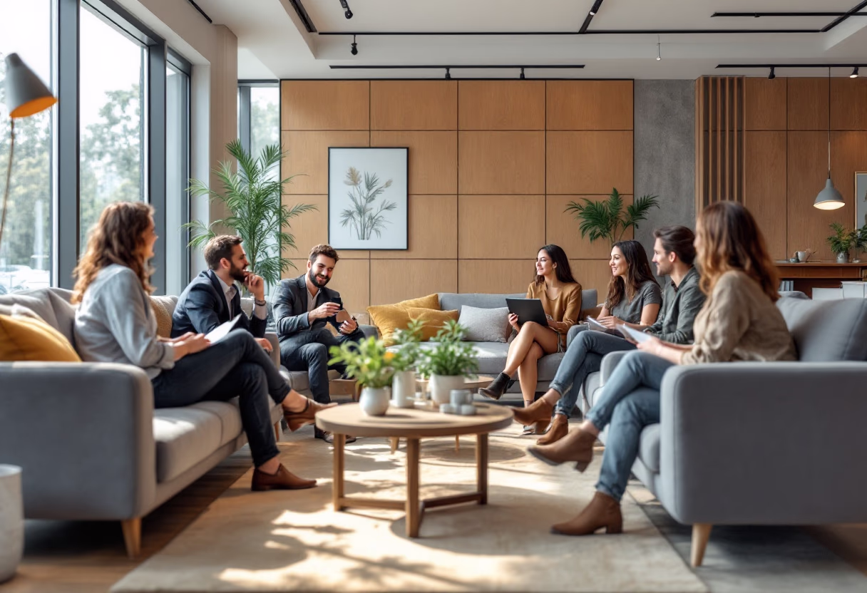 image of networking event (for a hr tech)