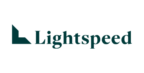 Lightspeed company logo with stylized L icon and text.