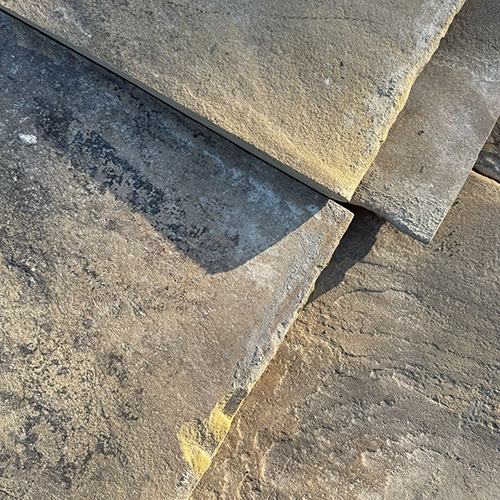 York flagstones supplied to a church in Helpston, Peterborough