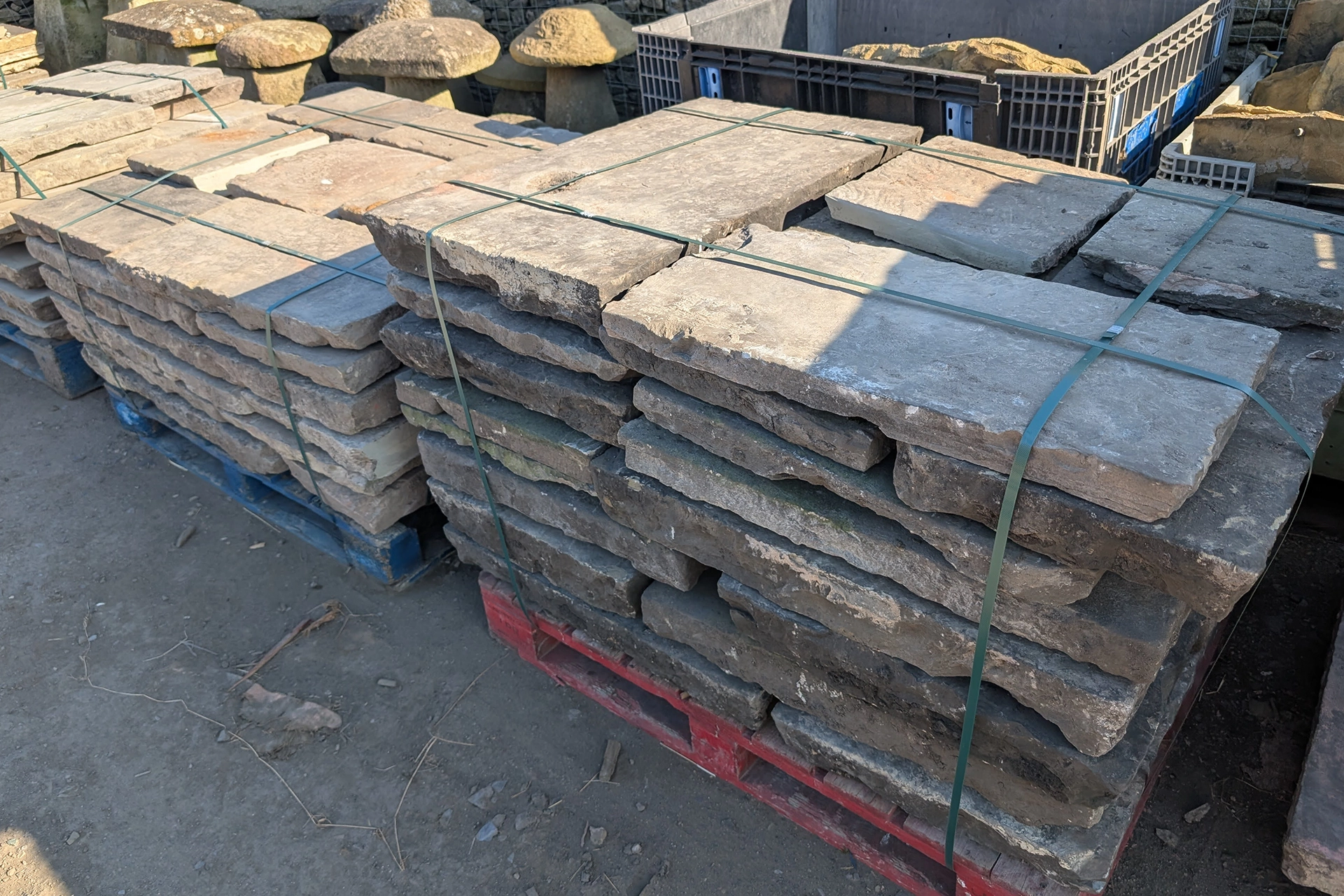 York flagstones ready for delivery