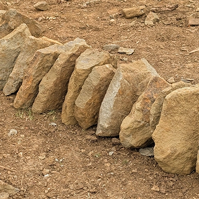 Ironstone Cock n' Hen Coping