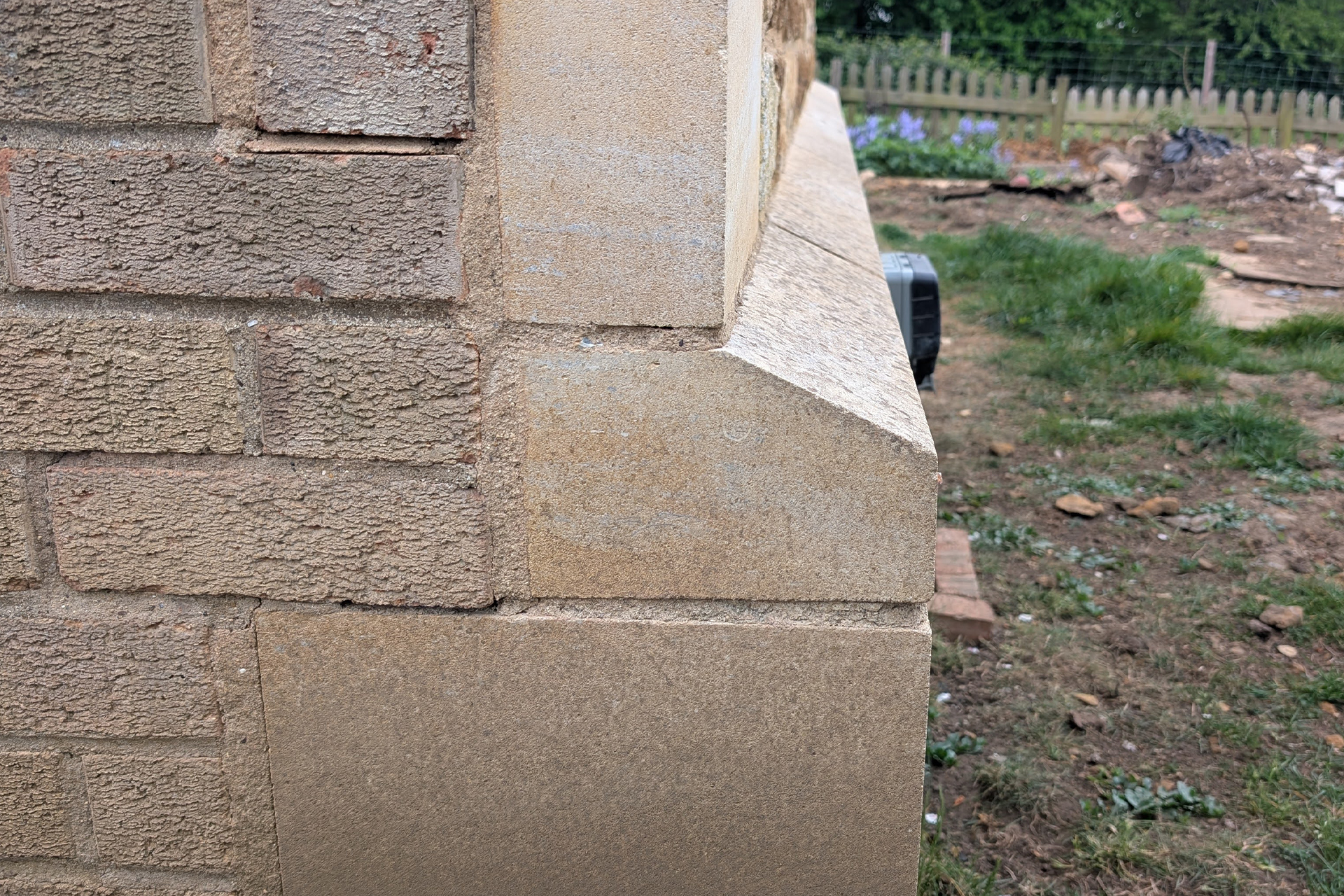 A plinth course we replicated for a new build project in Oakham, Rutland