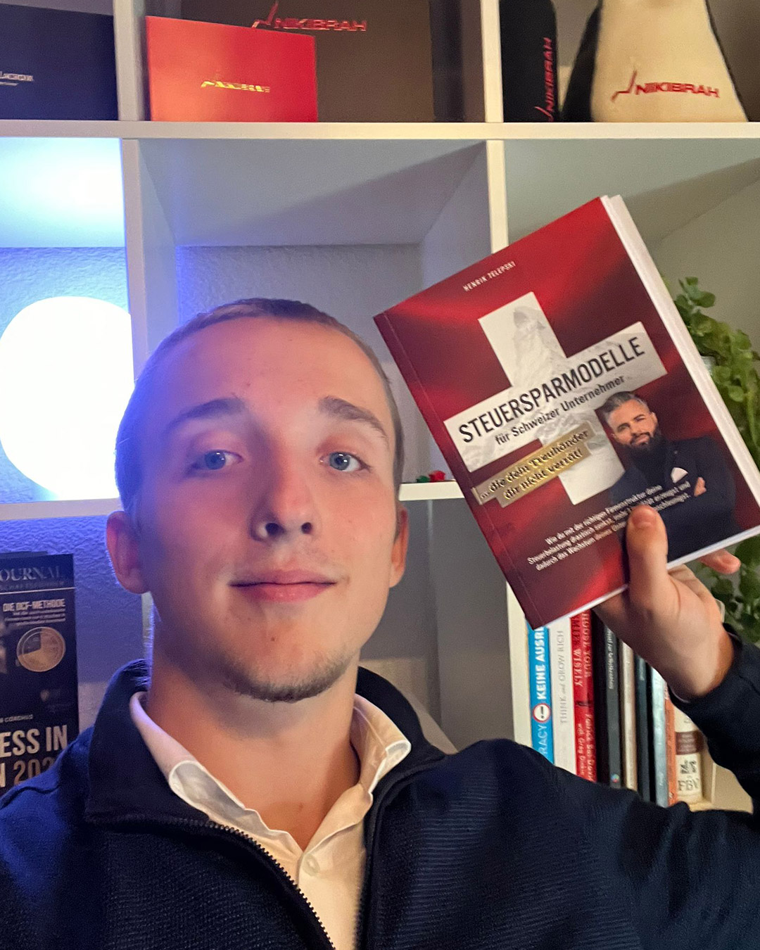 Leser-Testimonial mit dem Buch Steuersparmodelle für Schweizer Unternehmen.