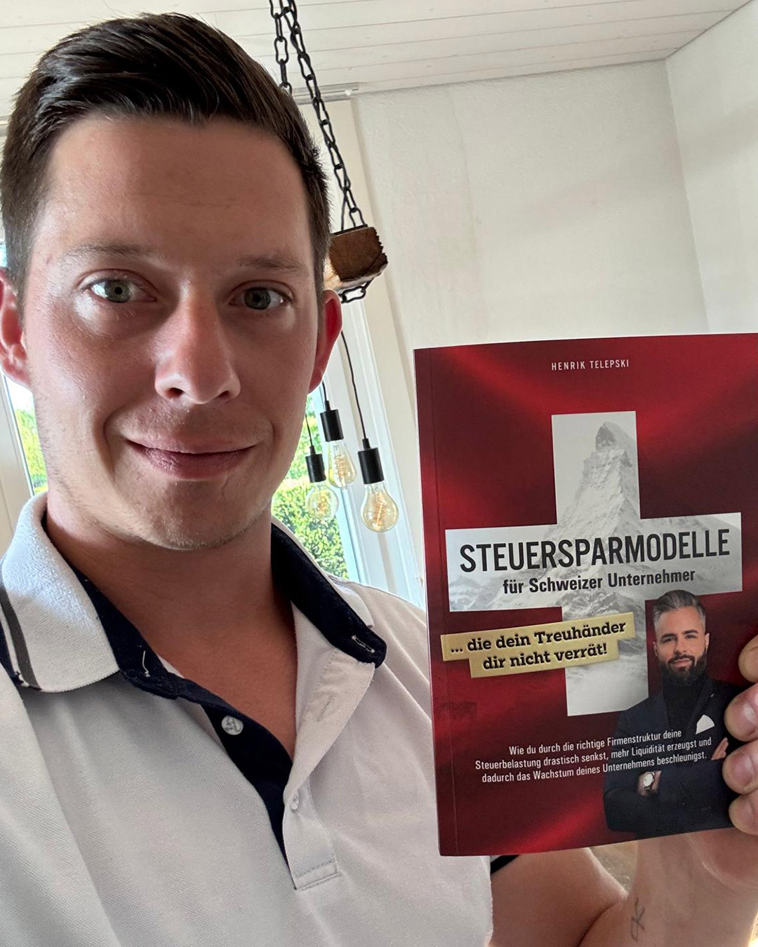 Leser-Testimonial mit dem Buch Steuersparmodelle für Schweizer Unternehmen
