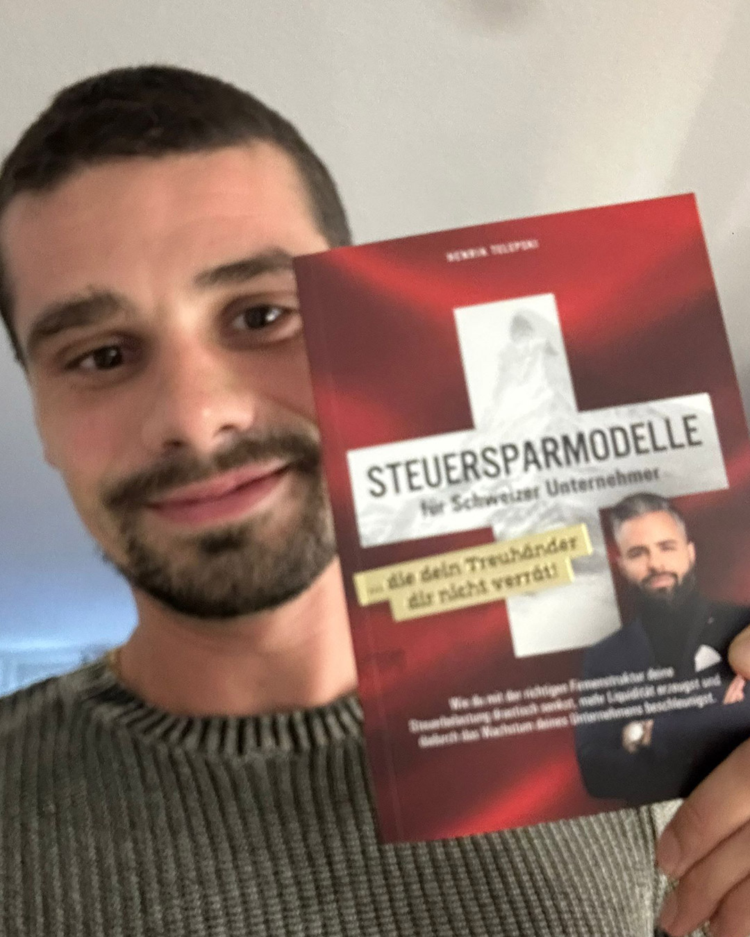 Leser-Testimonial mit dem Buch Steuersparmodelle für Schweizer Unternehmen.