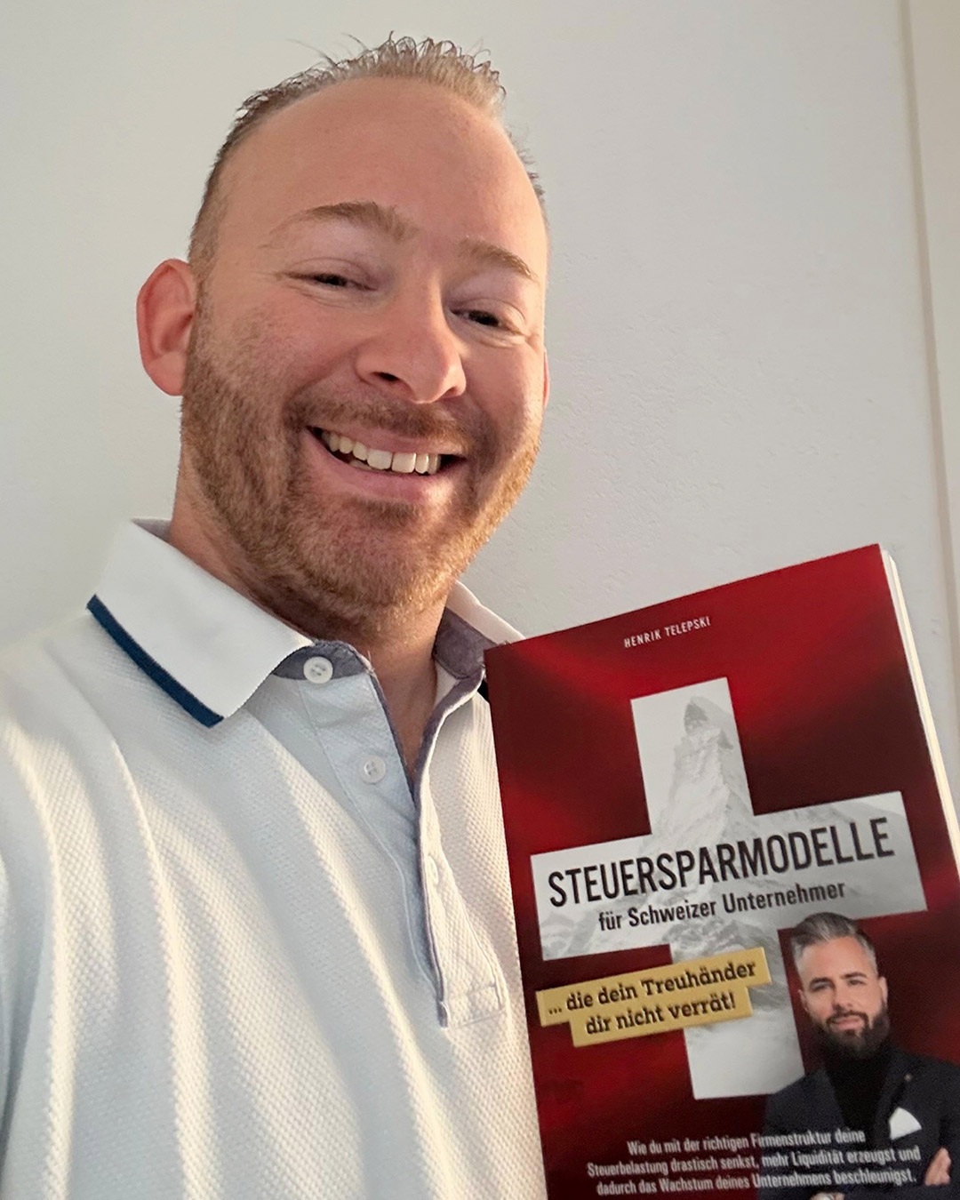 Leser-Testimonial mit dem Buch Steuersparmodelle für Schweizer Unternehmen