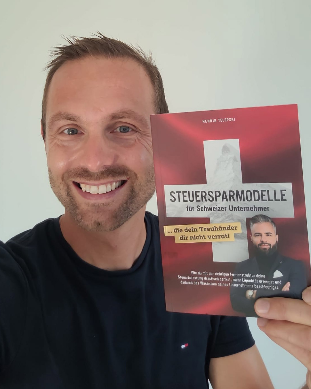 Leser-Testimonial mit dem Buch Steuersparmodelle für Schweizer Unternehmen