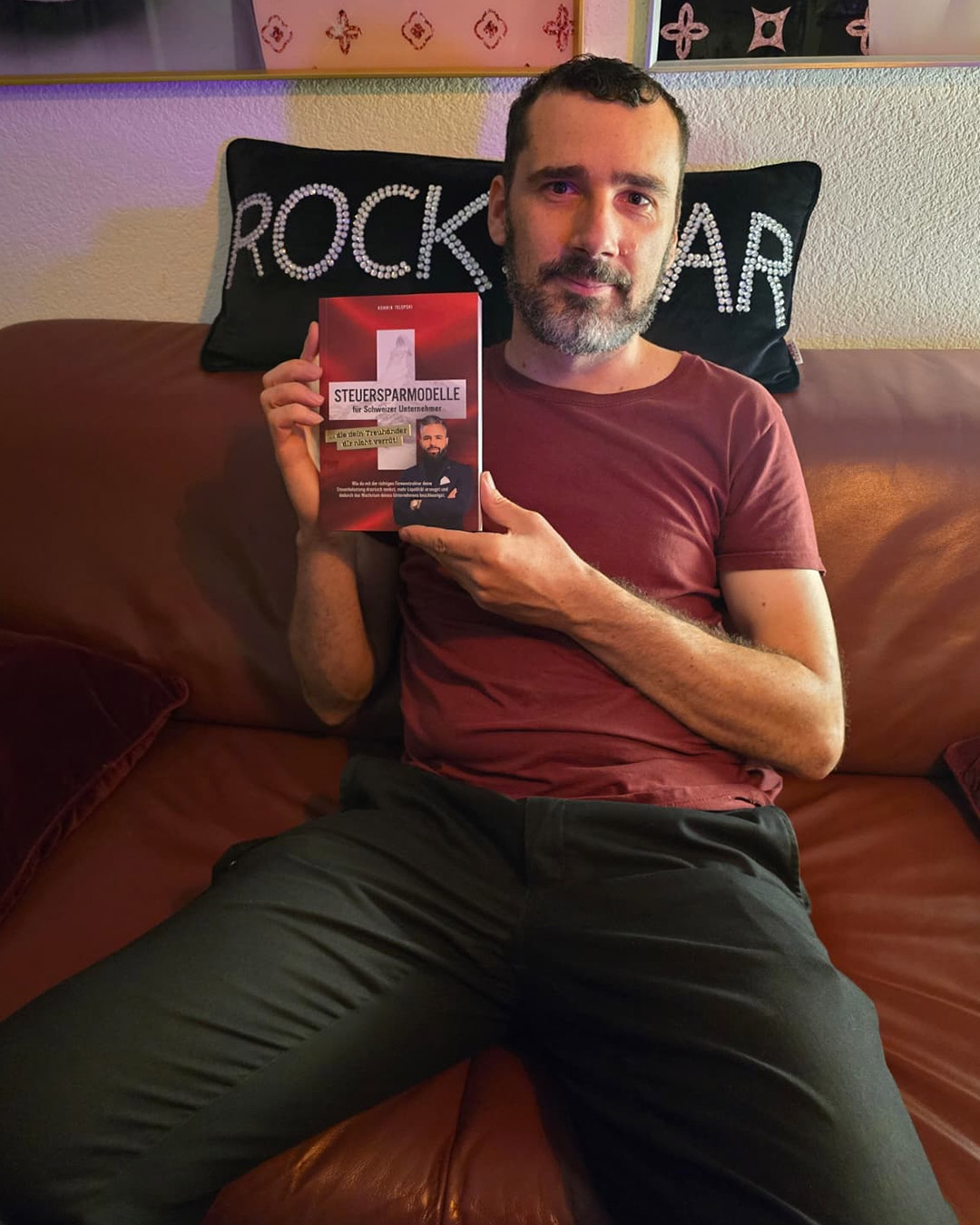Leser-Testimonial mit dem Buch Steuersparmodelle für Schweizer Unternehmen