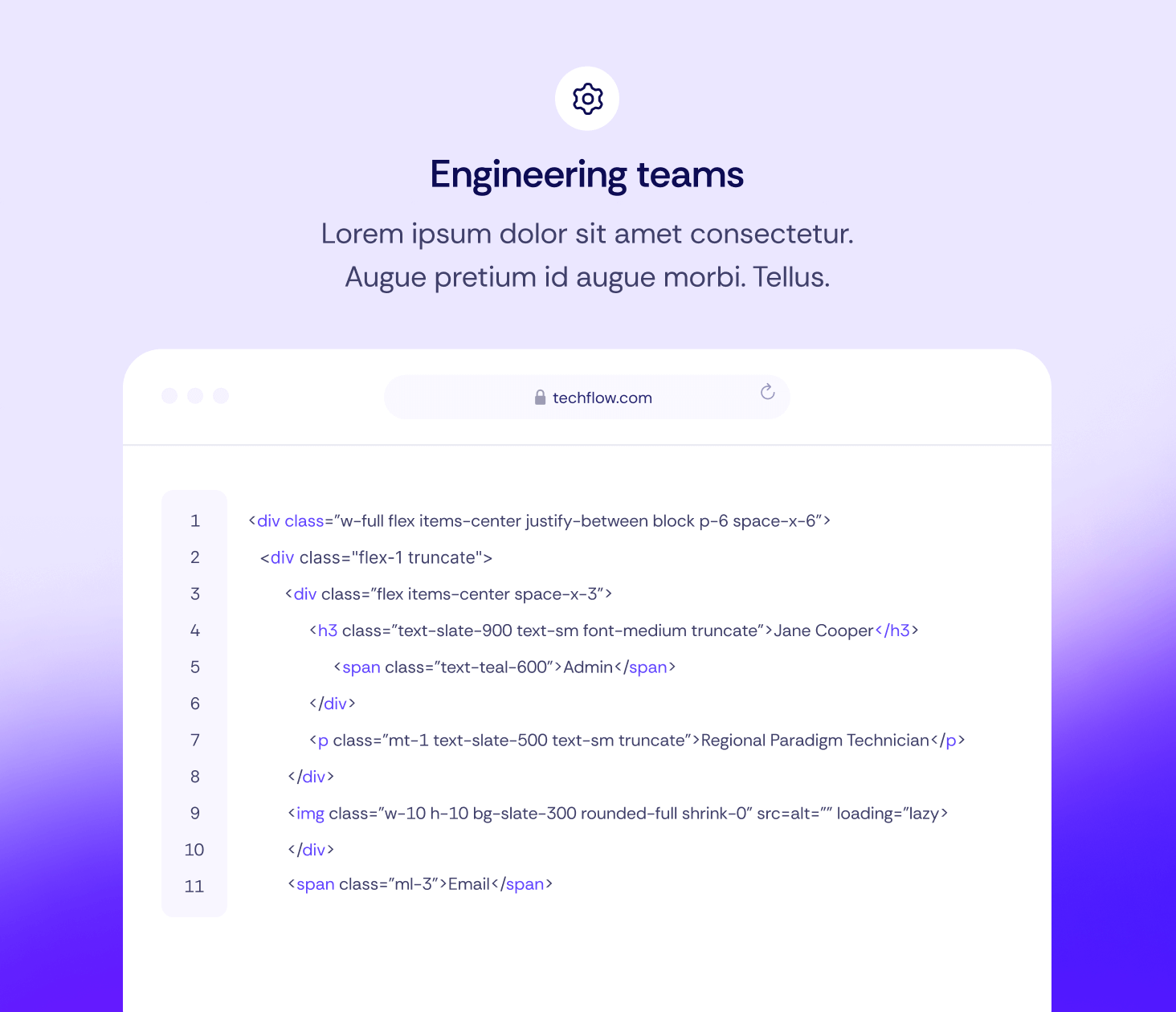 Engineering Teams Techdash X Webflow Template | Brix Template