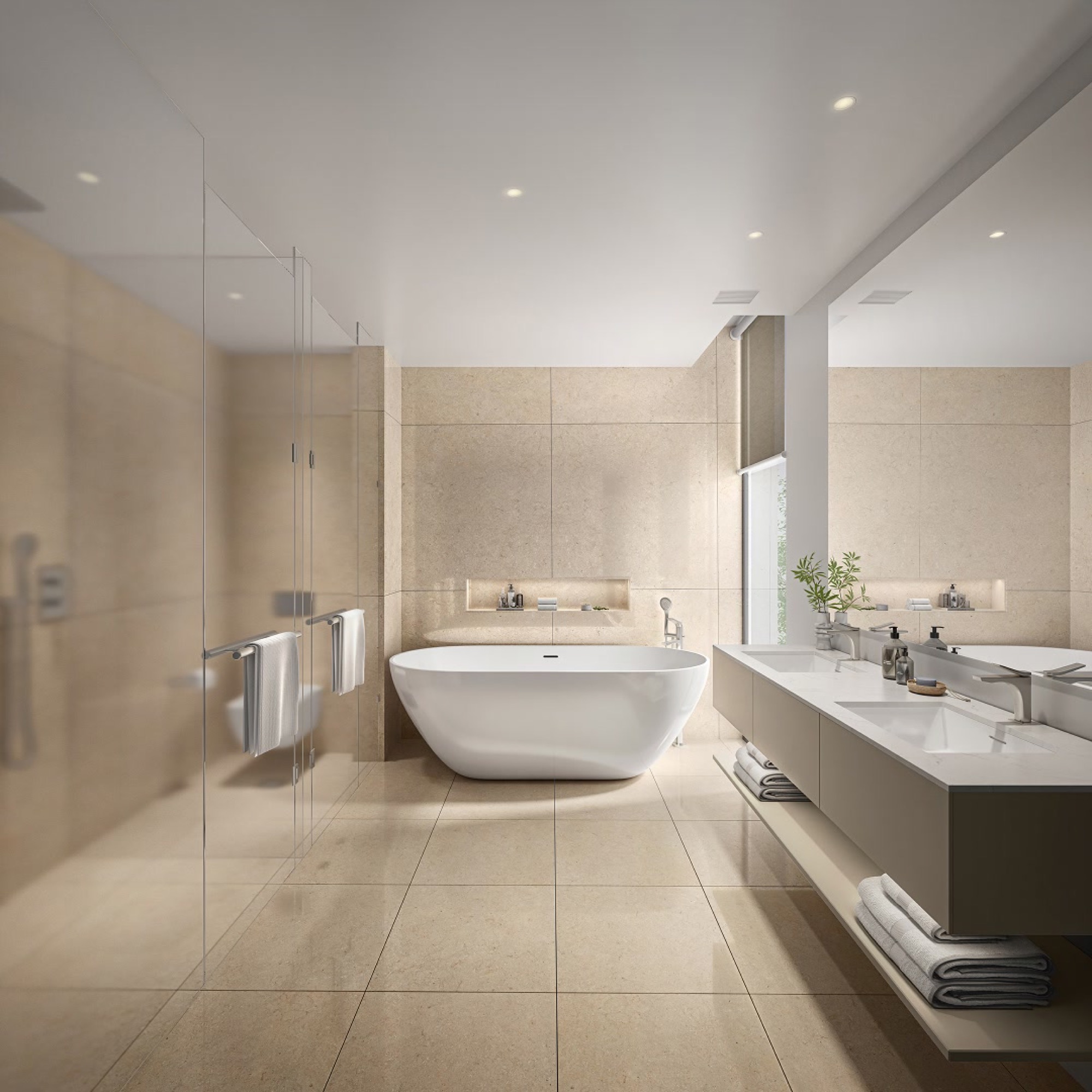 Master bathroom