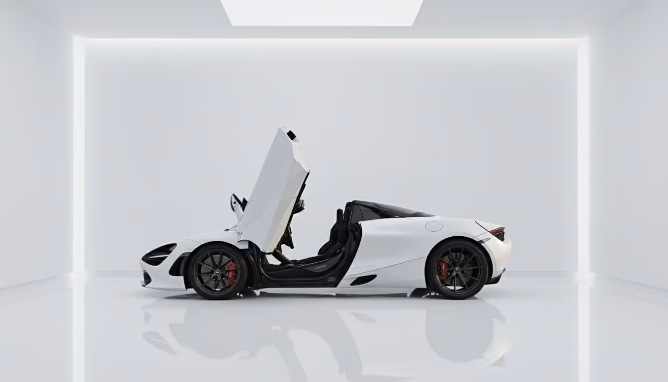 McLaren 720S Spyder White