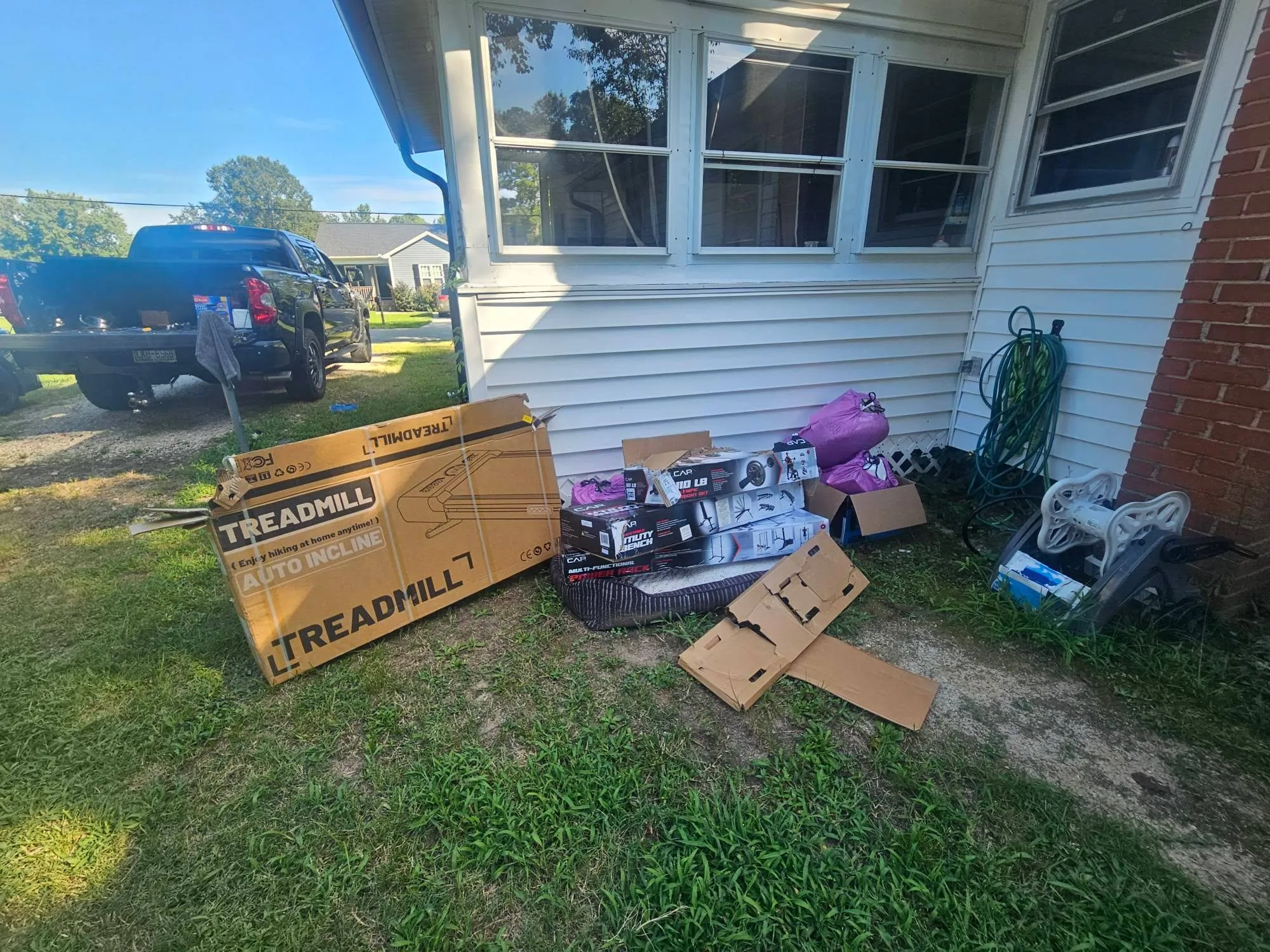 A before picture of a project. 