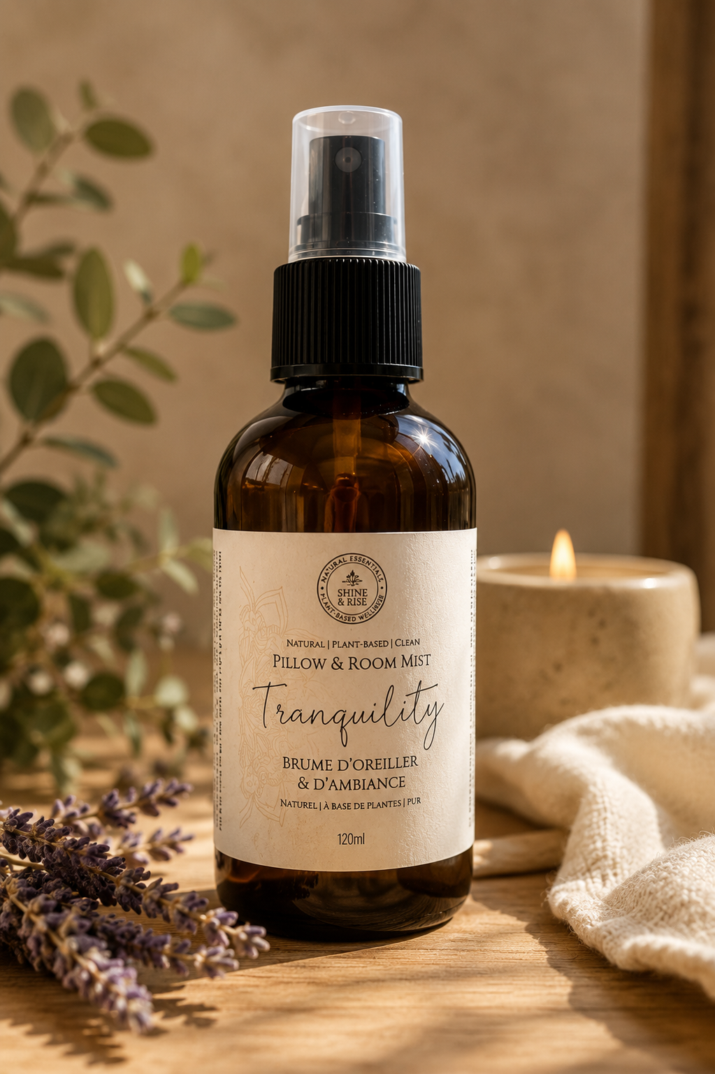 Tranquility pillow and room mist