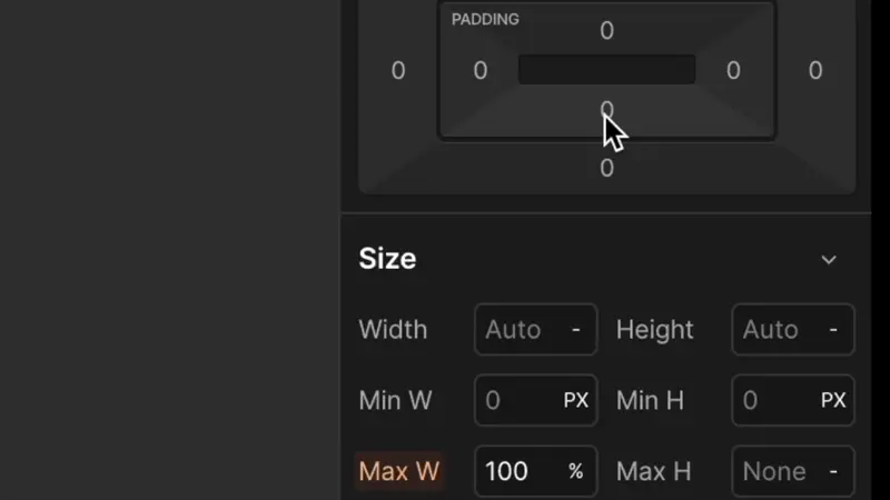This feature simmulates Shift + Click for all the margin & padding buttons. This helps to easily change all sides at the same time, give it a try.