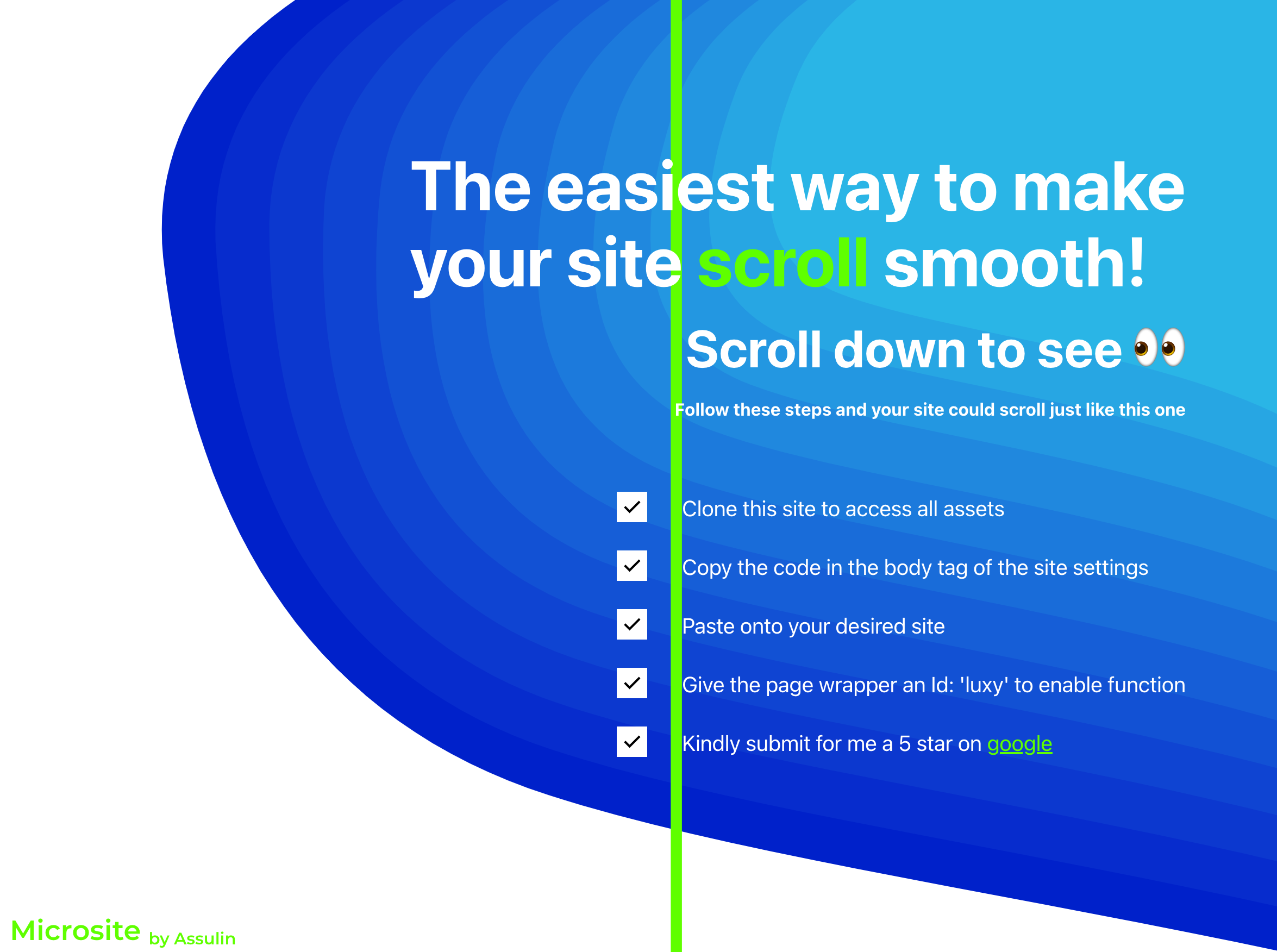 Luxury Scroll