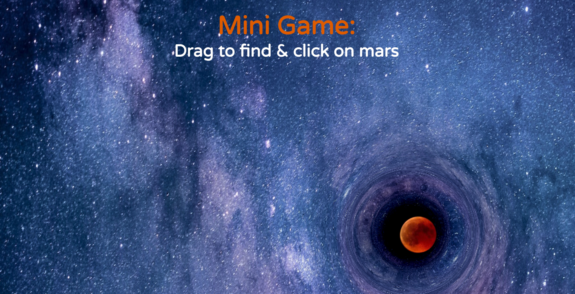 galaxy mini game