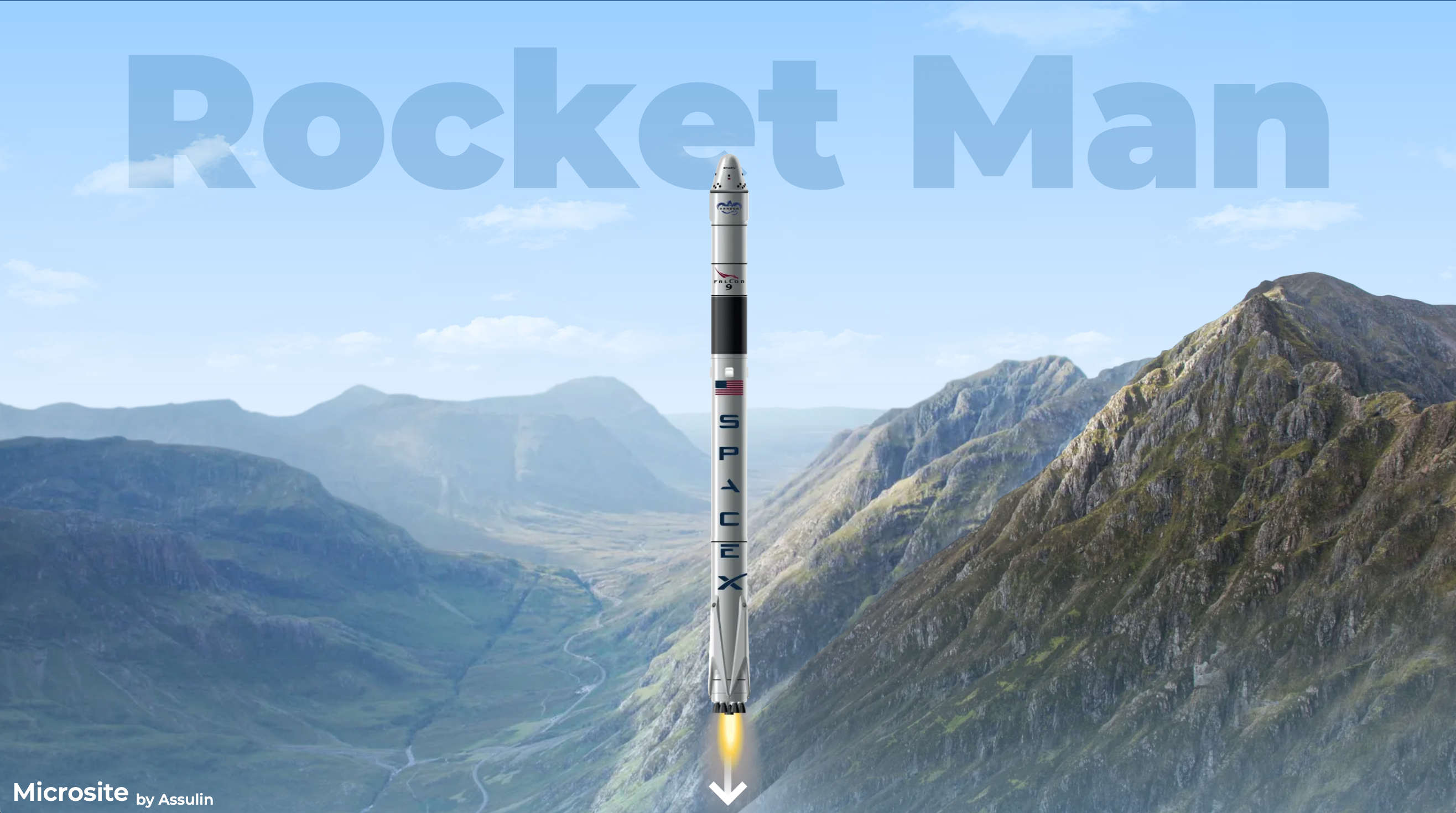 tesla rocket man