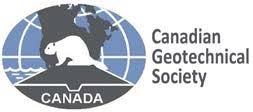 Logo of the Canadian Geotechnical Society featuring a polar bear on a globe with the word Canada below.