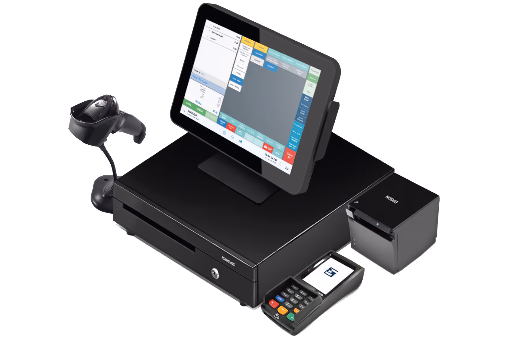 An Image of an EXATOUCH Station Point-of-Sale Terminal.