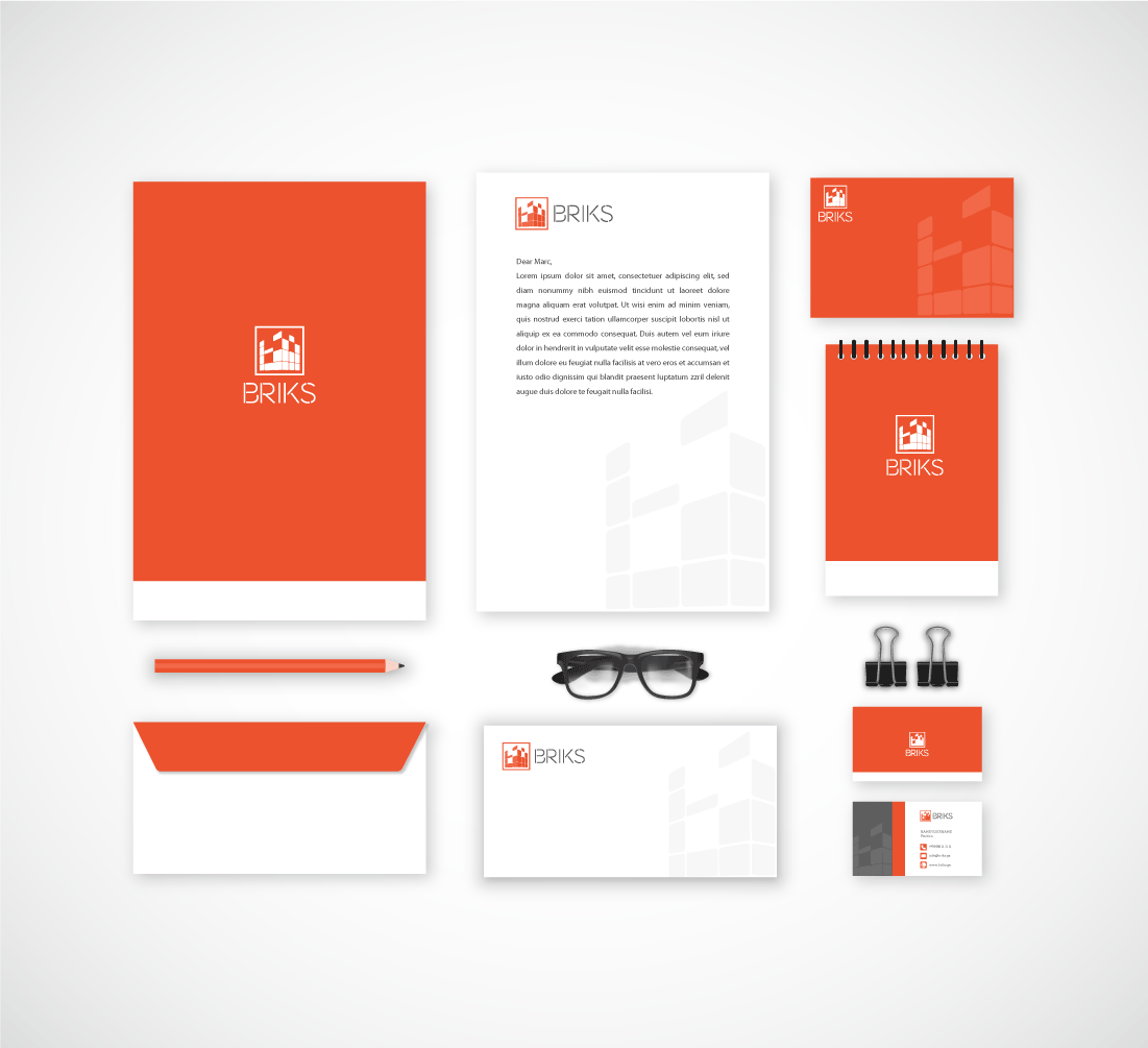 Brand Identity – Briks Construction