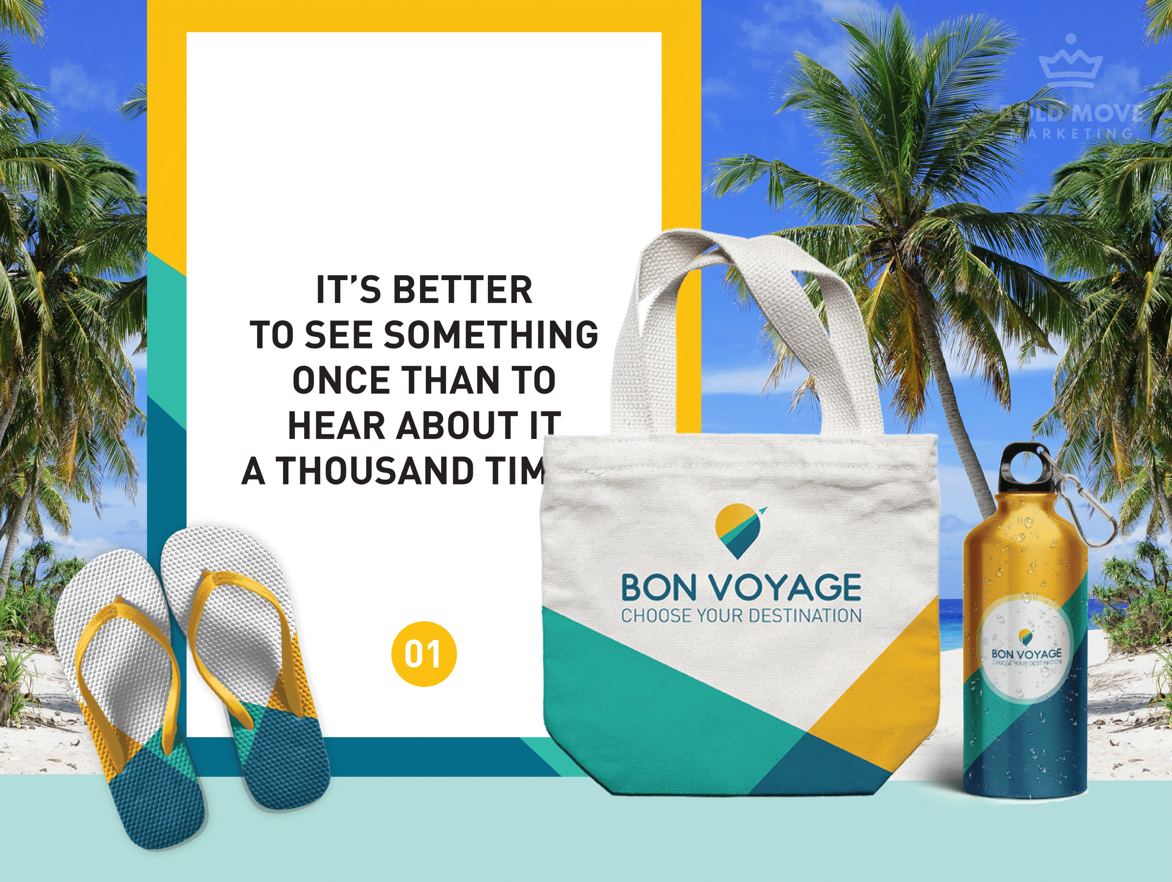 Branding – Bon Voyage Travel Agency