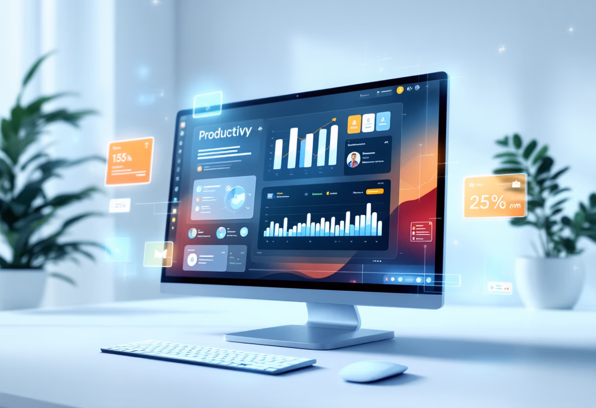 [interface] screenshot of the software interface (for a productivity tools business)