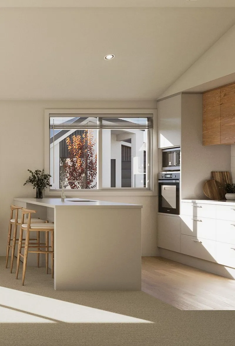 Harlow interior living area.