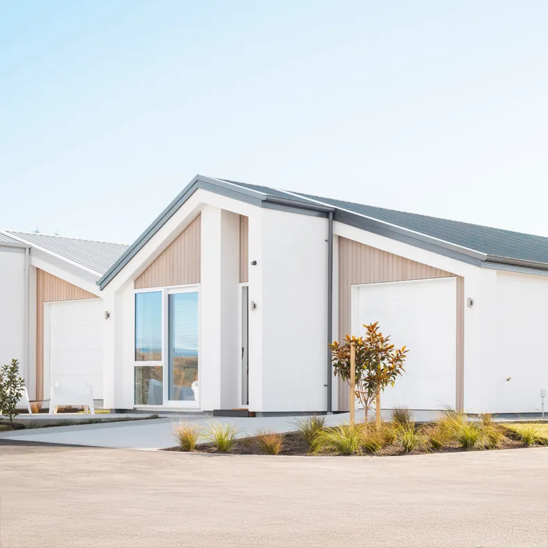 the mainland east villa on a sunny day in rangiora