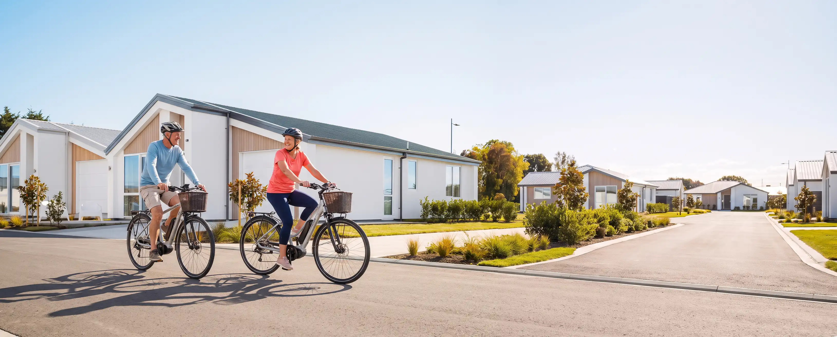 Visitors exploring harlow lifestyle village