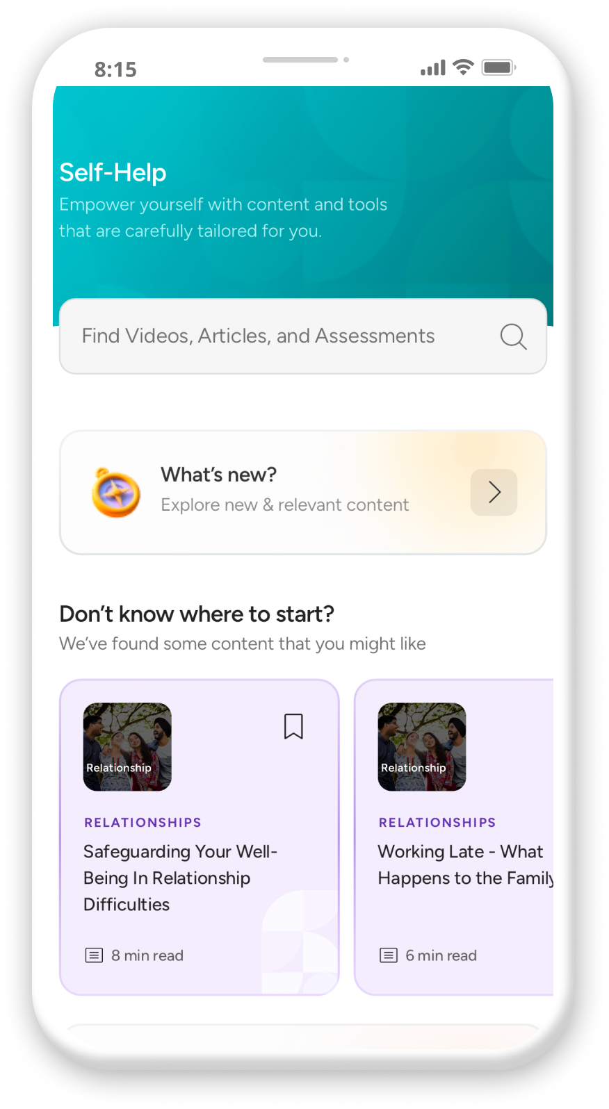 1to1help app self assessment