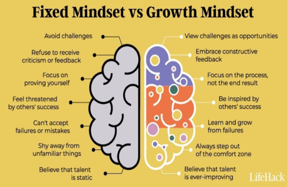 fixed vs growth mindset 1to1help