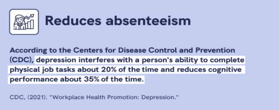 reduce absenteeism