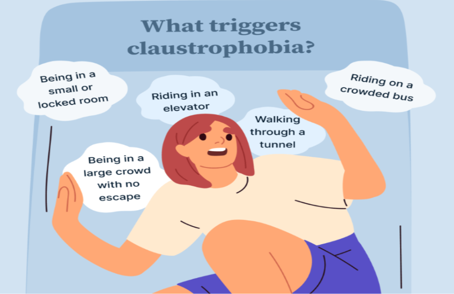 claustrophobia triggers