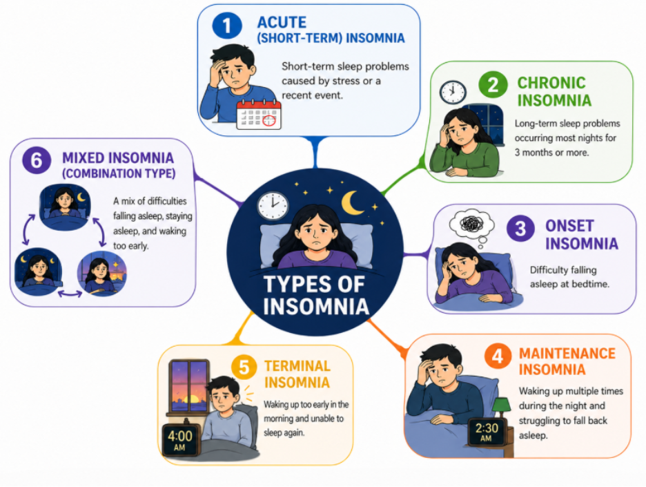 types of insomnia