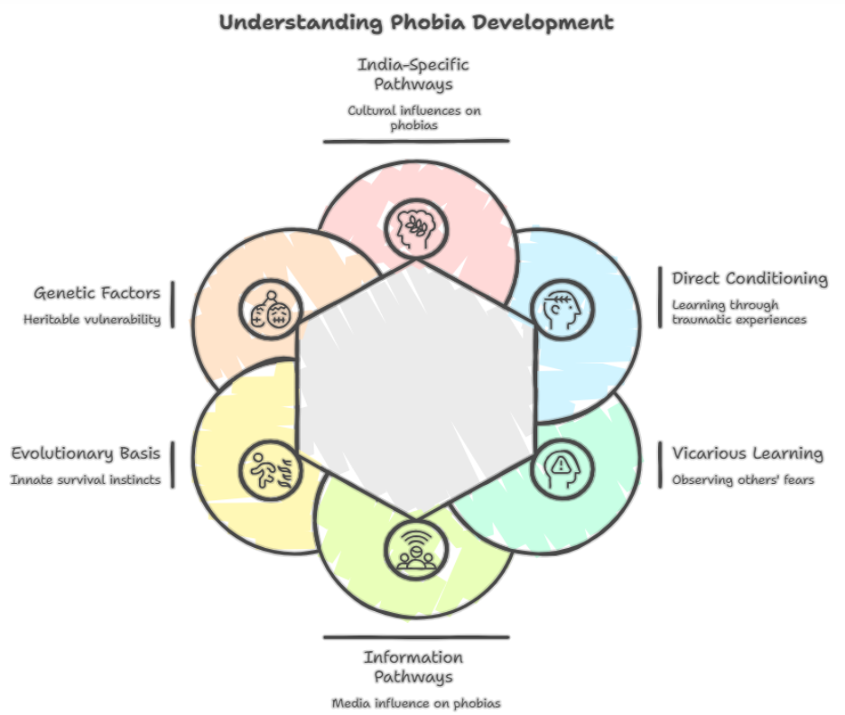 phobia development