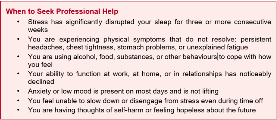 when to seek help