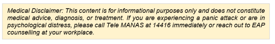 medical disclaimer