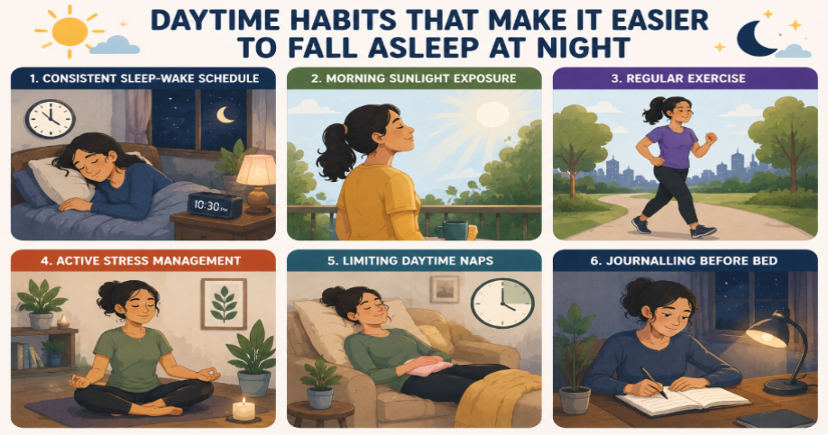 daytime habits for better sleep