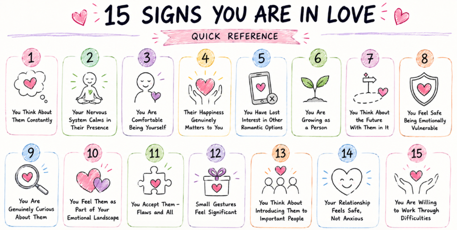 15 signs you are in love