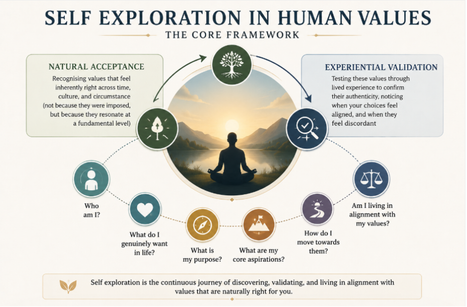 self exploration in human values