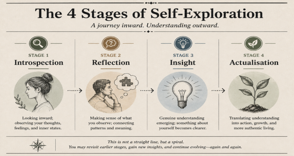 4 stages of self exploration