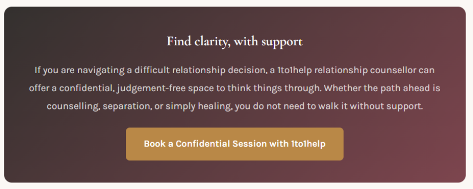 book a session with 1to1help