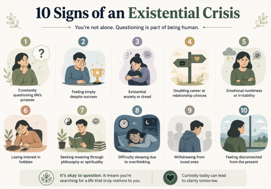 10 signs of an existential crisis