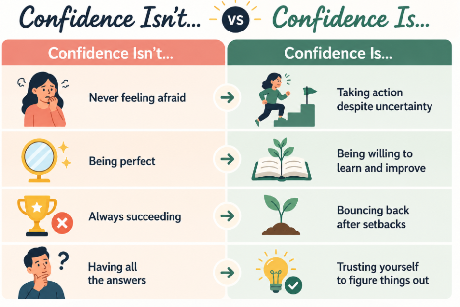 what is and isn't confidence