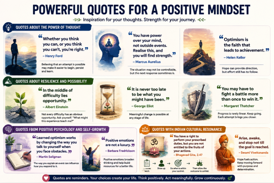 powerful quotes for positive mindset