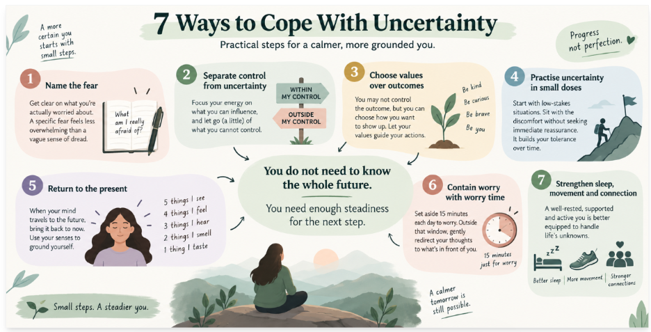 7 ways to cope with uncertainty