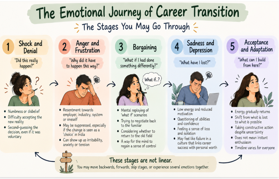 emotional journey of career transition