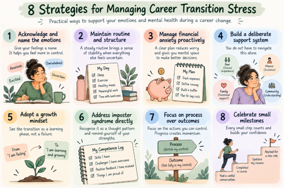 8 strategies for managing career transition stress